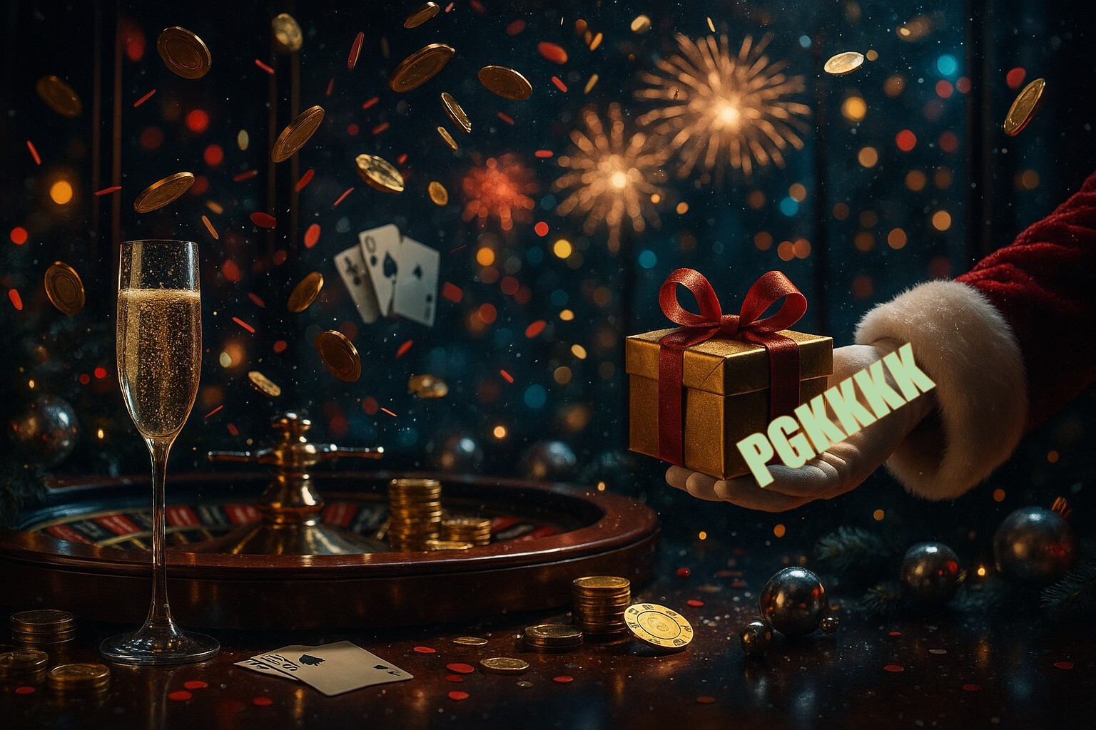 Promoções de Ano Novo no PGKKKK